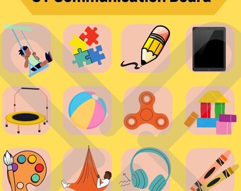 Picture Communication Board for Pediatric OT : Enhance Speech & Language Development