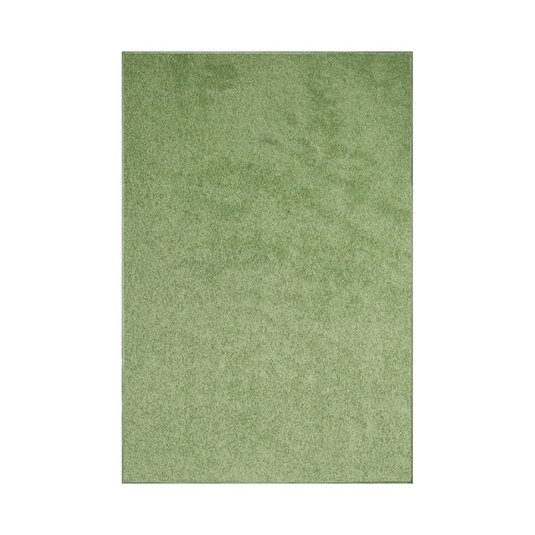 Modern Plush Solid Color Rug - Lime Green, Pet and Kids Friendly Rug. Made in USA, Rectangle, Area Rugs Great for kids, Pets, Event