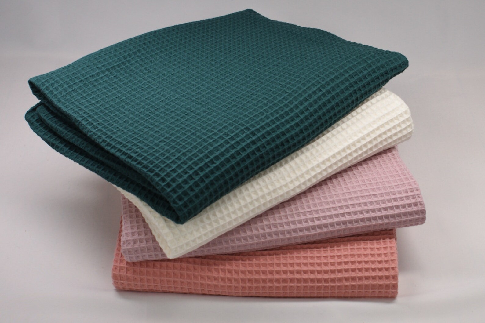 Waffle algodón manta Swaddle toalla de baño Etsy