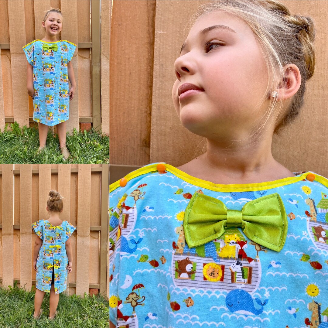 Noahs Arc Pediatric Hospital Gown Etsy