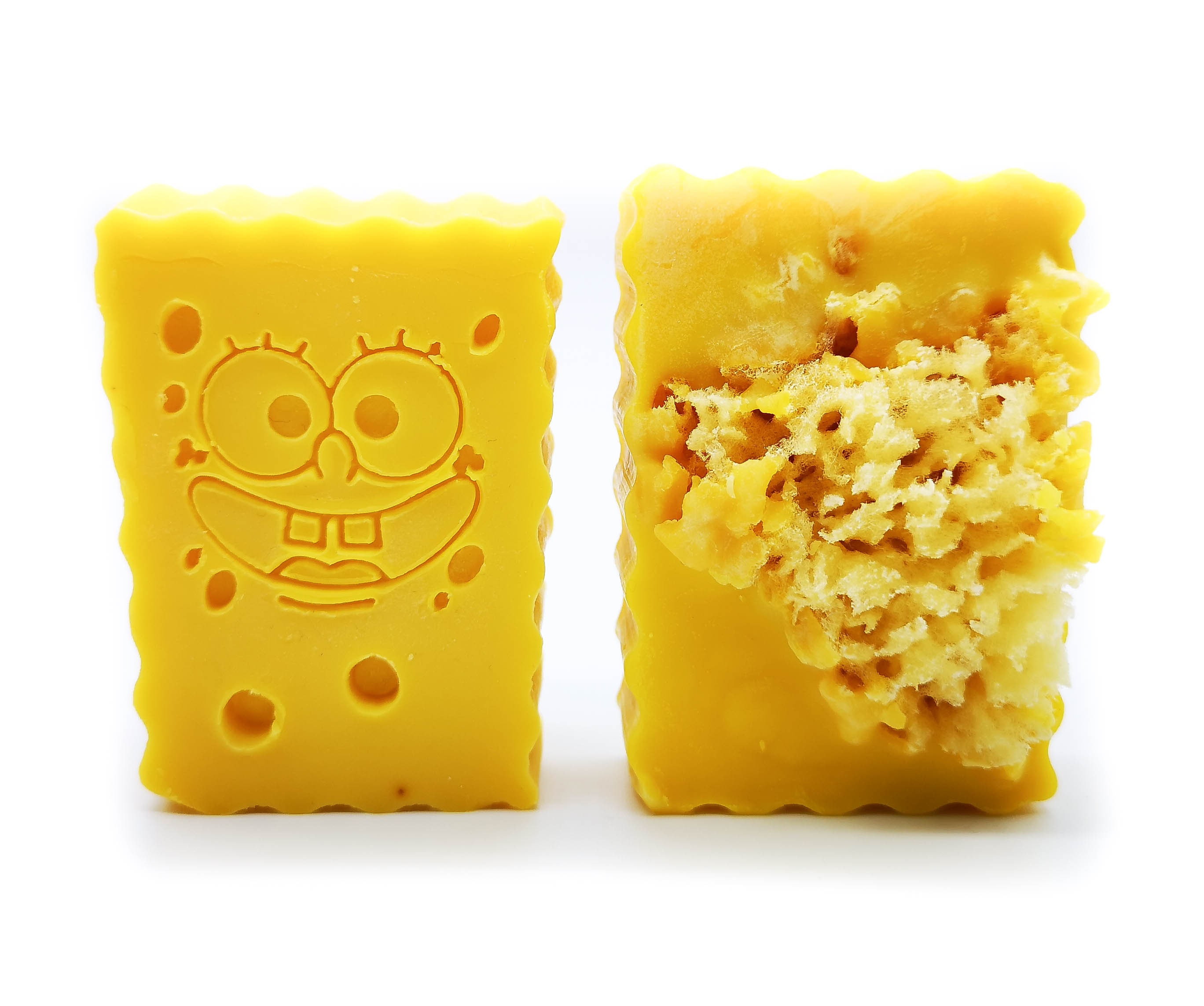Spongebob 100 Natural Handmade Unscented Soap With a Sea Etsy