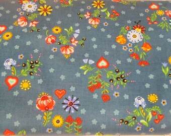 Blue Floral by Wishing Well for Robert Kaufman