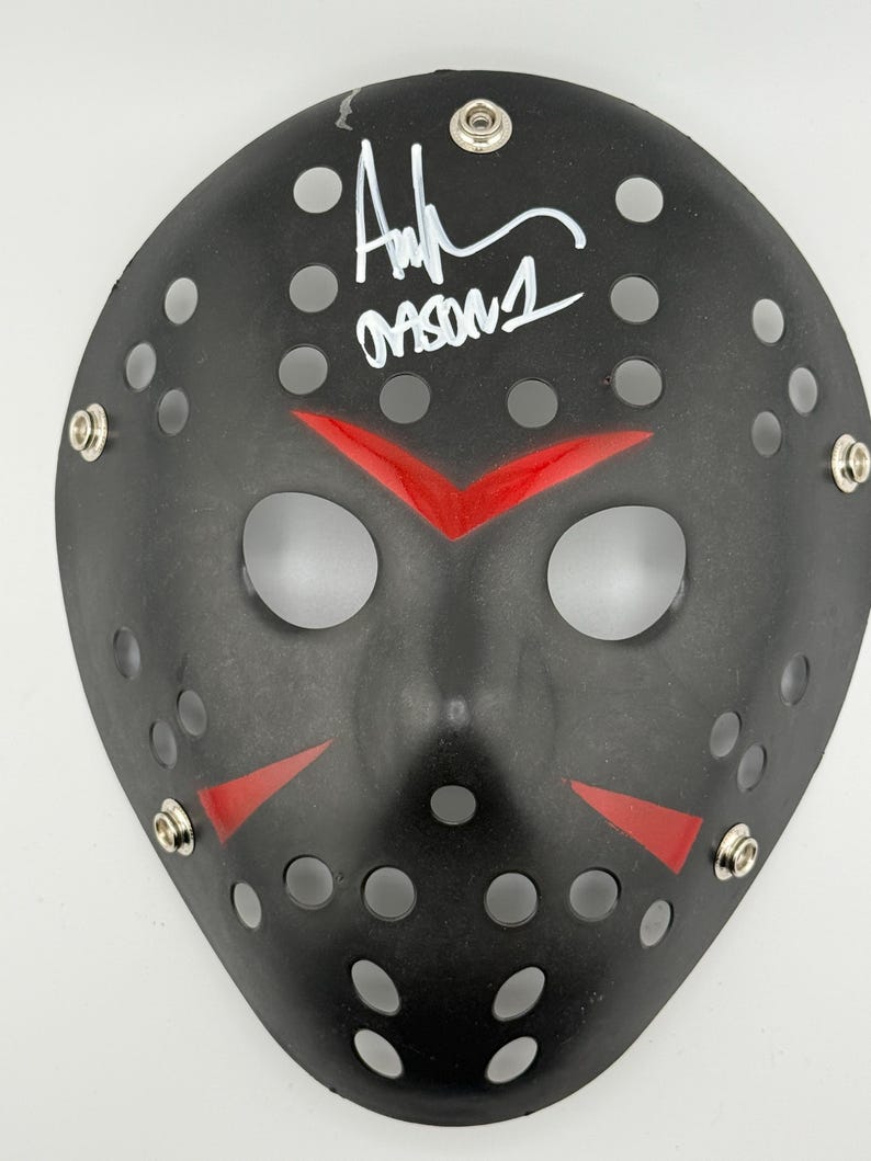 Friday the 13th Jason Voorhees Signed Mask Ari Lehman Custom Shadow Box ...