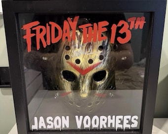 Niestandardowe pudełko na maskę Jasona (maska nie jest dołączona)