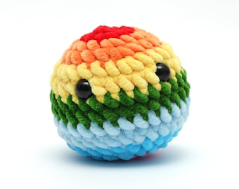 Rainbow stress ball Worry pet plush Stress relief kids