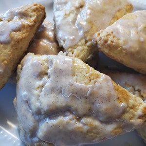 Homemade Scones with Orange Cinnamon Glaze Recipe!