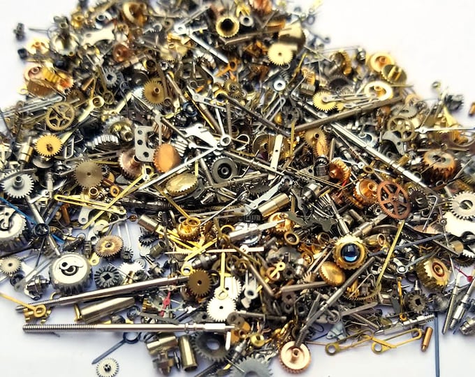 20 Gr Wrist Watch Parts, Jewelry Making, Antique Metal Parts, Steampunk