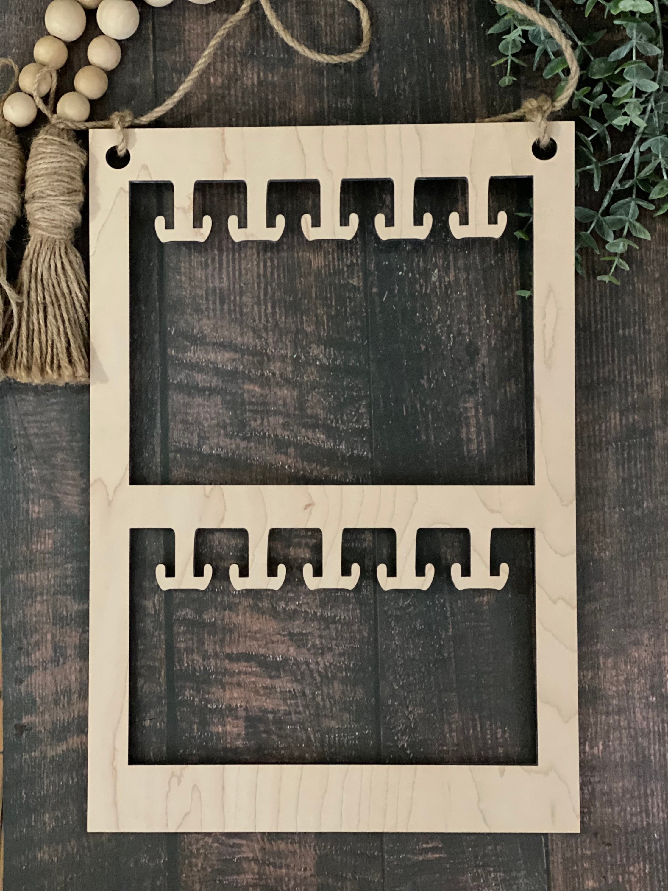 Hanging Necklace holder SVG file Etsy