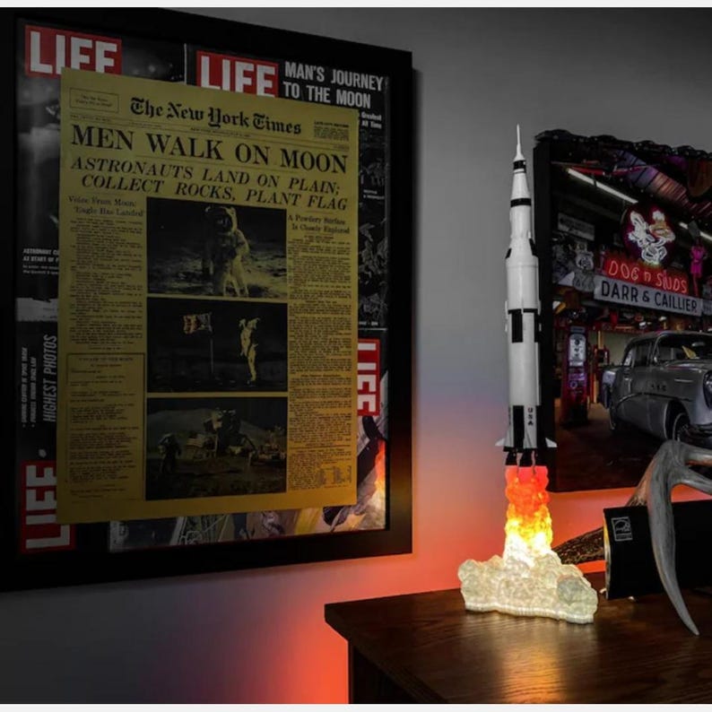 Lampa rakietowa Apollo 11 Saturn V zdjęcie 5