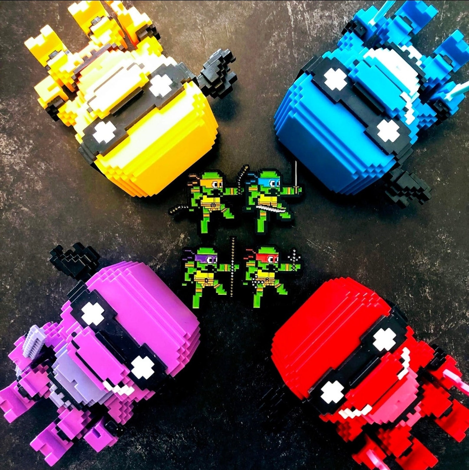 TMNT Enamel Pin TMNT Pin for Jacket Custom Enamel Pins - Etsy UK