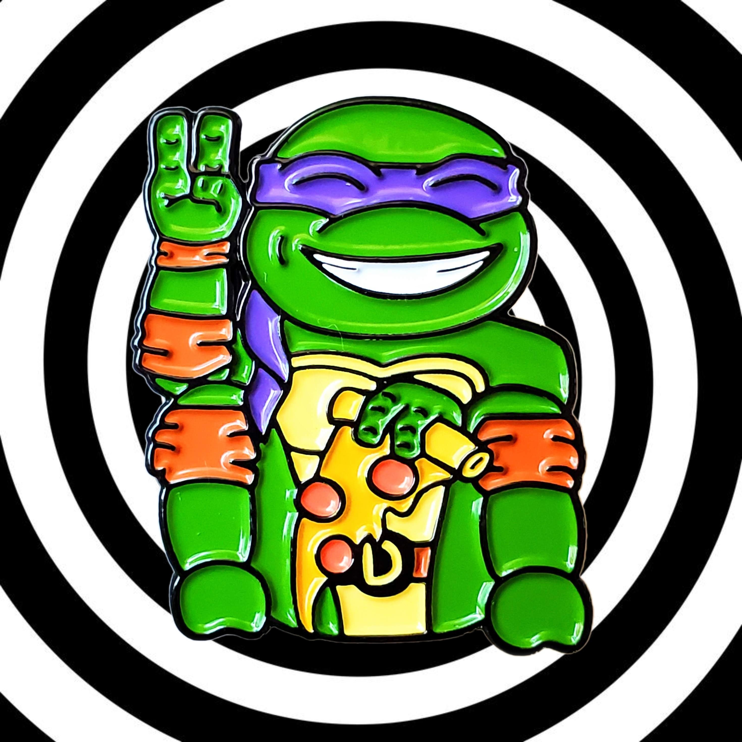 TMNT Enamel Pin Donatello TMNT Pin for Jacket Custom Enamel | Etsy