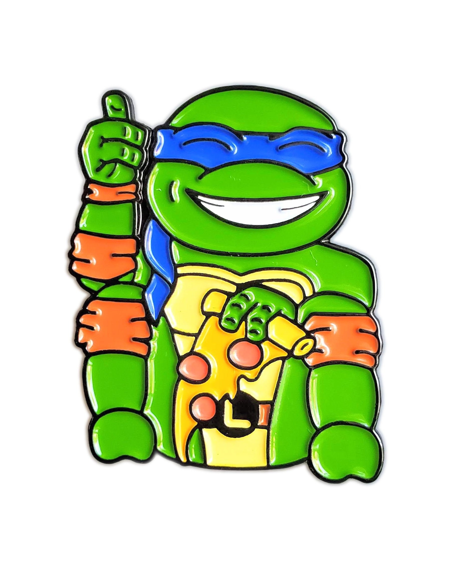 TMNT Enamel Pin Leonardo TMNT Pin for Jacket Custom Enamel | Etsy