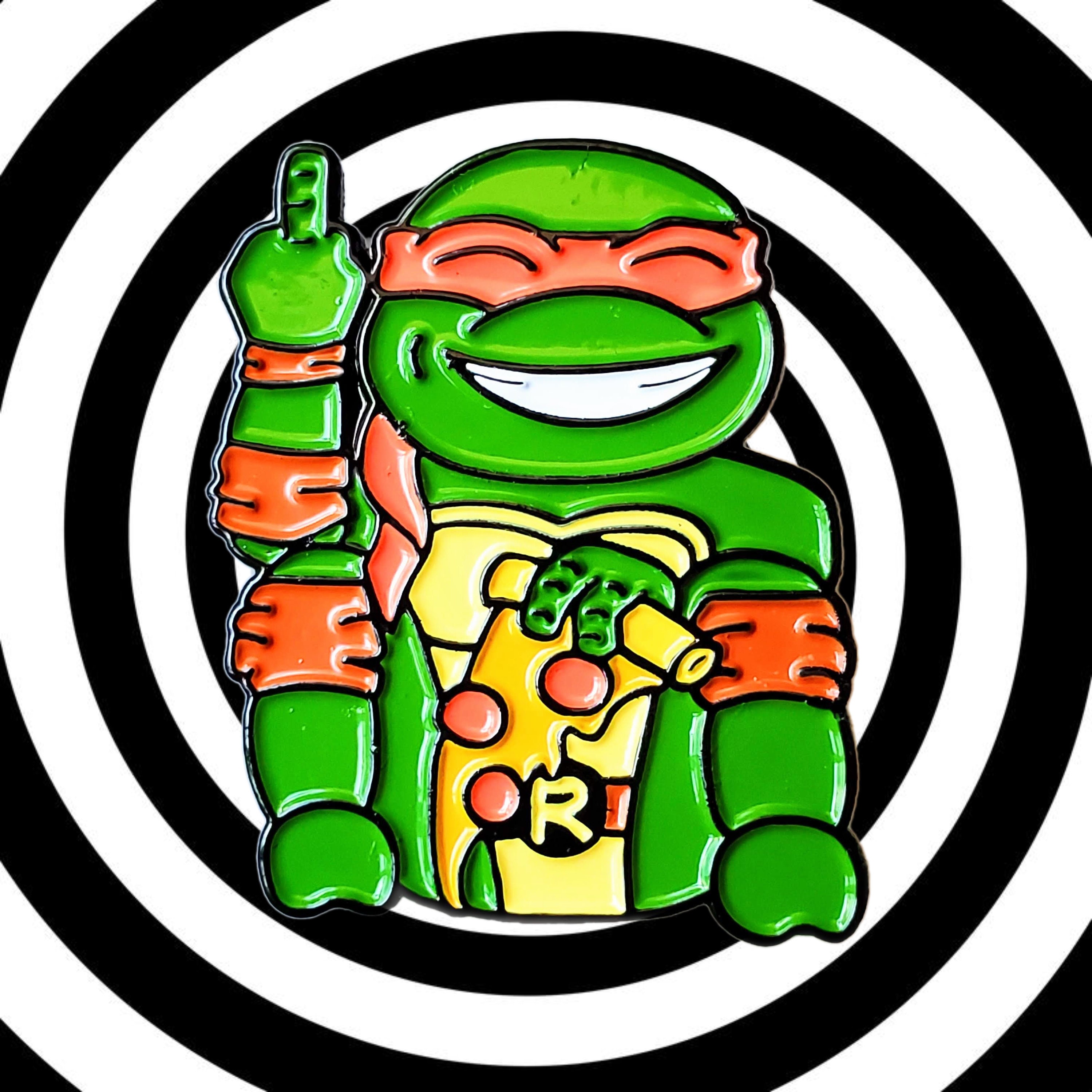 TMNT Enamel Pin Raphael TMNT Pin for Jacket Custom Enamel | Etsy Canada