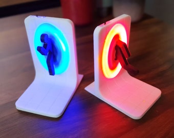 Light up Bookends - Etsy