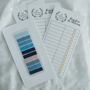 Reading Journal, Reading journal bookmark, reading log, reader gift, booktok, bookmarks, reader book, reading accessories, book notes