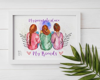 3 Best Friends Gift 3 Best Sisters Gift Gift for Best - Etsy