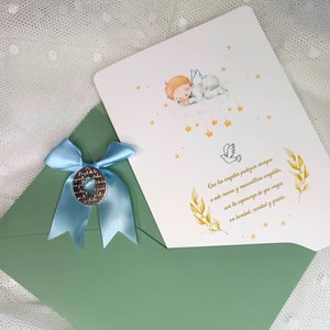 Christening card, baptism card, christening gift sign, Baby Christening Card, Baptism Blessings, angel card, catholic baptism card, baptism
