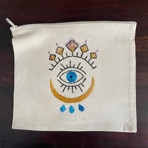 Evil Eye Bag, Makeup Bag, Evil Eye, Cosmetic Pouch