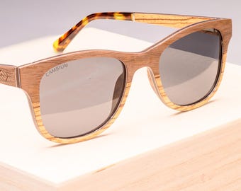 Walnut Wooden Polarized Sunglasses | Wayfarer Style, UK Design