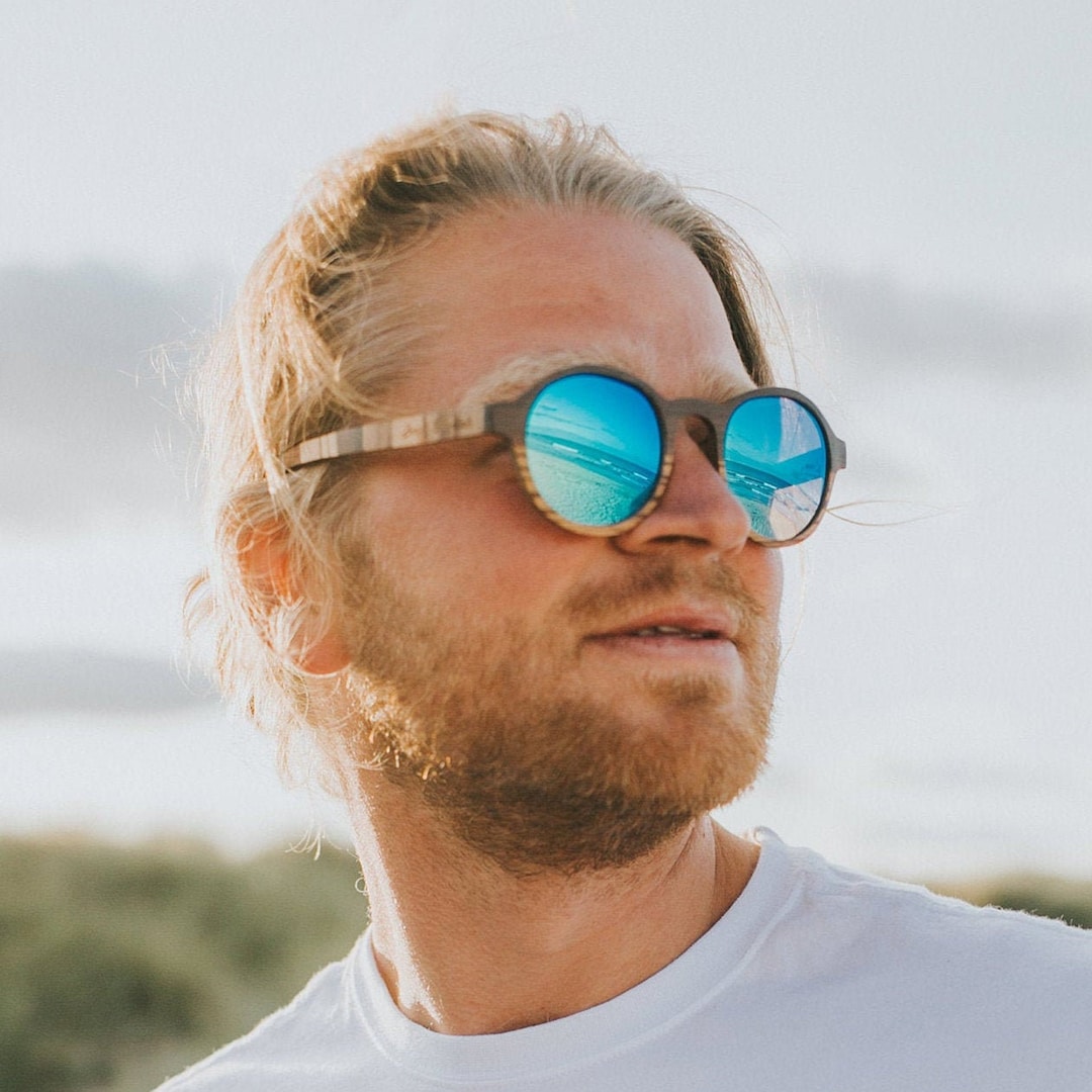 Lagos Walnut Wooden Polarized Sunglasses for Men or Women Etsy