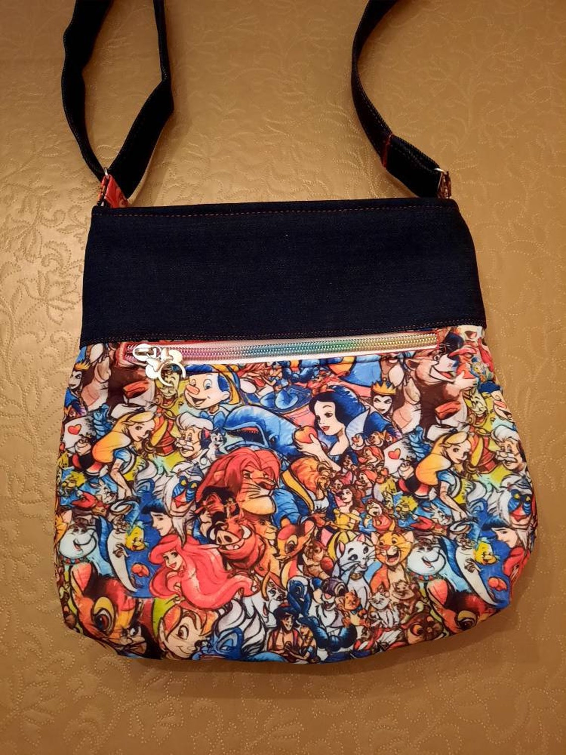 Disney Inspired Crossbody bag with adjustable strap and Etsy