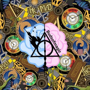 Fantastic Beasts Wizard World naadloze patroonstof bedrukking