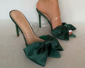 emerald shoes heels