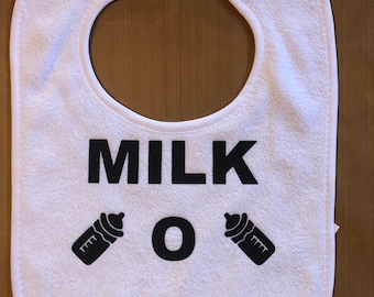 Baby bib.   “Milk o Holic