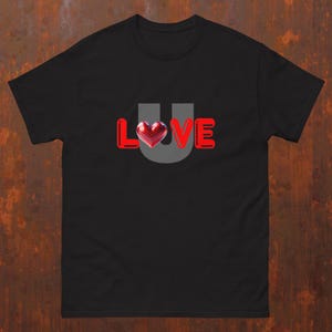 Valentines T-Shirt Love U
