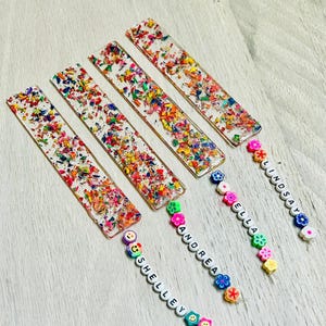Custom Bookmark For Kids, Name Bookmark, Back To School Gift, Kids Stocking Stuffer, Personalized Bookmark For Girls, Bookworm Gift