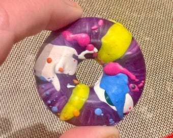 Donut Crayon Party Favors, Donut Birthday Party, Classroom Valentine For Kids, Class Party Favor, Kids Birthday Favors, Donut Favor Bags