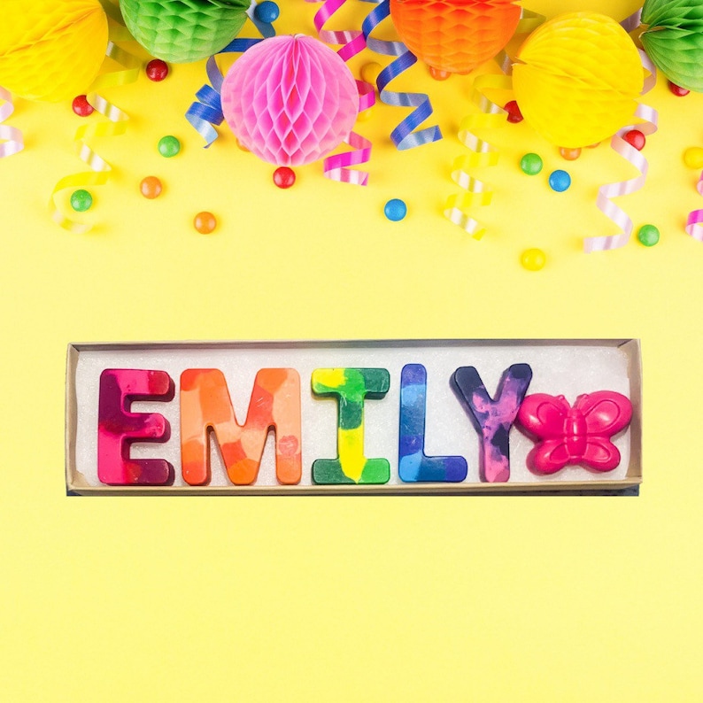 Personalized Name Crayons Custom Crayons Crayon Names Etsy