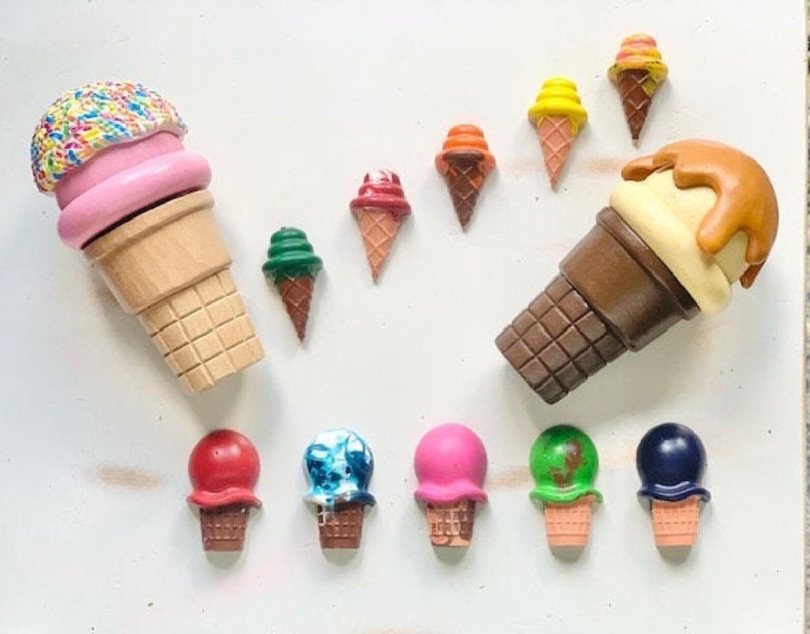 Kids BIRTHDAY Crayon Ice Cream Crayon Crayon Gift for Kid Etsy