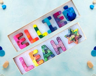 Hanukkah Gift For Kids, Personalized Hanukkah Crayons, Chanukkah Gifts, Custom Name Crayons For Hanukkah, Jewish Gift, Hanukkah Party Favors