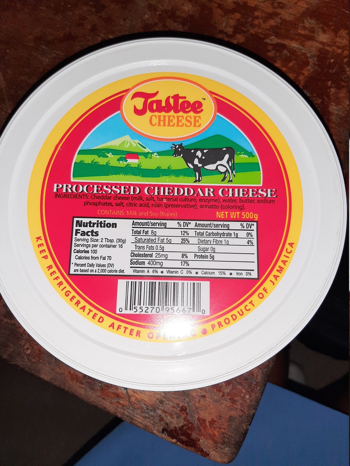 Jamaican Tastee Cheddar Cheese 500 G Etsy