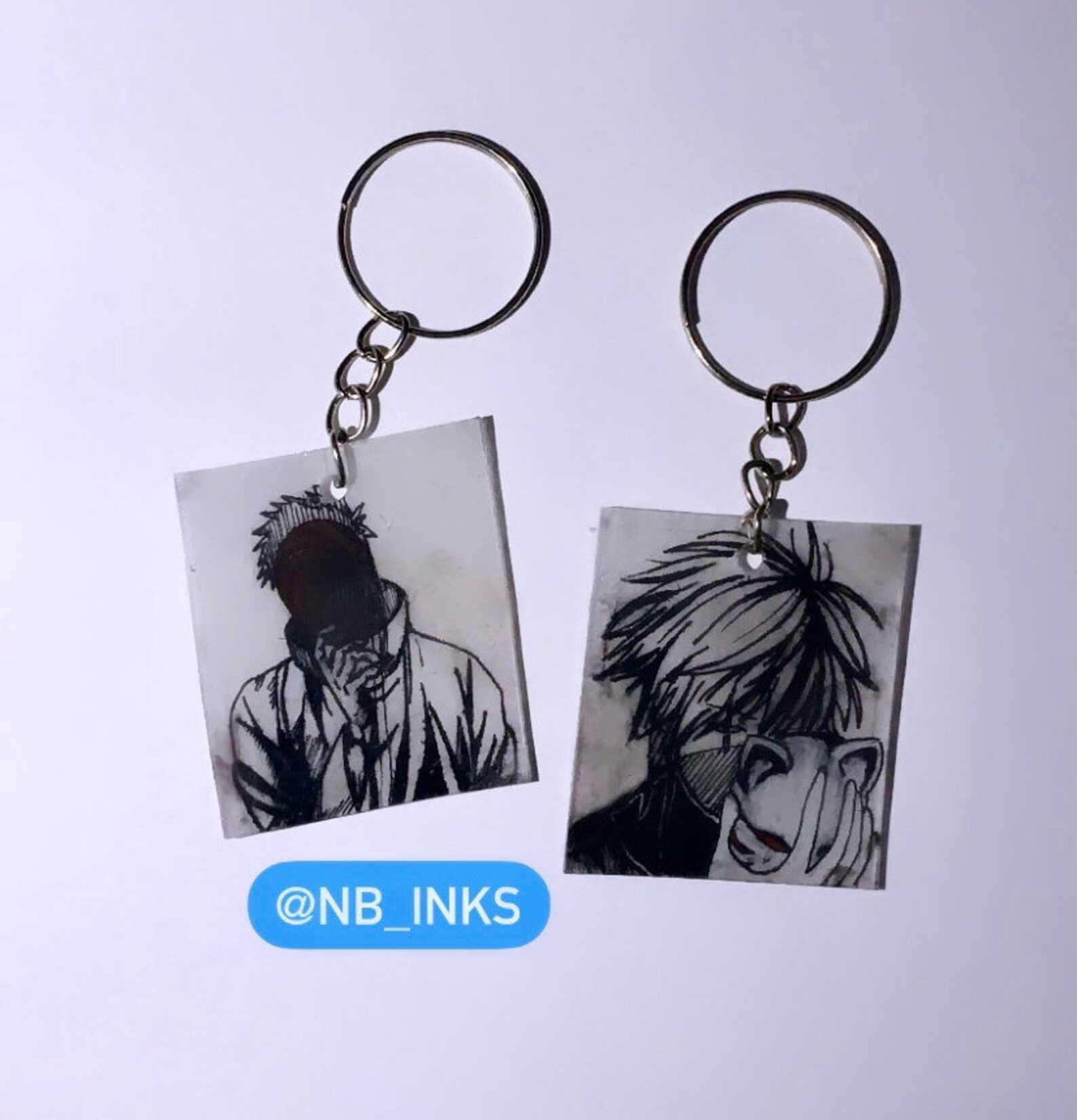 Matching Anime Keyrings Etsy