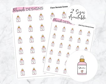 Face Serum Icon || Planner Sticker Sheet