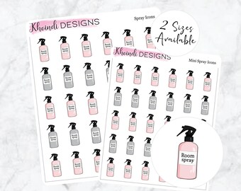 Spray Icons || Planner Sticker Sheet