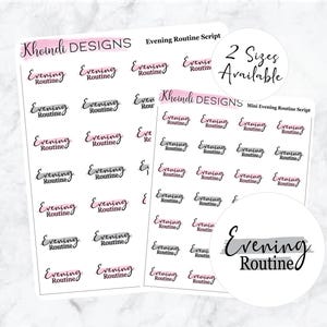 Abendgebet || Planer Sticker Blatt
