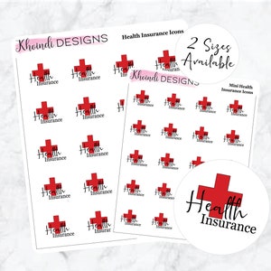 Ziektekostenverzekering icoon || Planner-stickervel