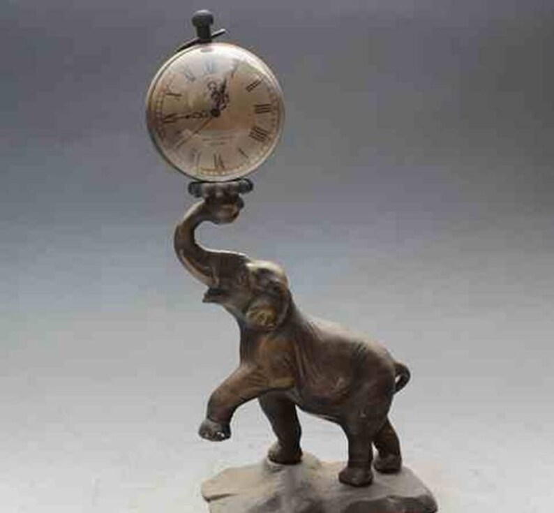 Omega Retro Clock Antique Table Clock Omega Desk Clock Etsy