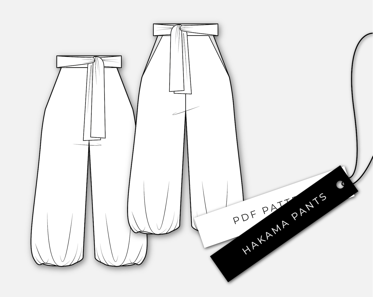Hakama Inspired Pants Pattern Cosplay Sewing Pattern PDF Etsy Australia