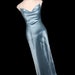 Split Silk Slip Maxi Dress Pattern | Cowl Neck Dress | Bias Cut Dress ...