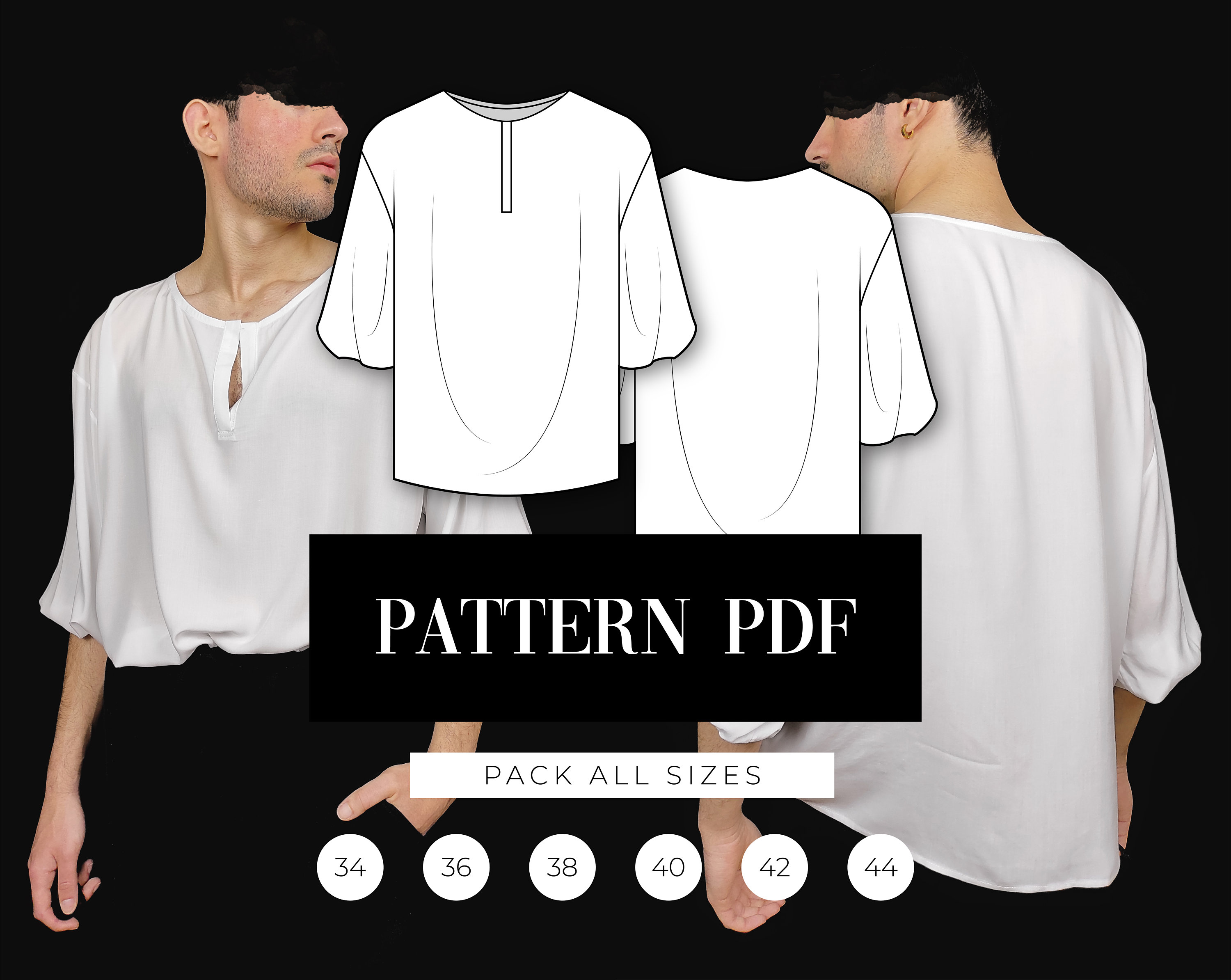 pirate shirt pattern