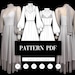 Tulle Midi Dress Pattern | Bishop Sleeve Prom Dress Pattern | Sheer Dress Pattern | Puffy Wedding Dress Digital Pattern | VideoTutorial 