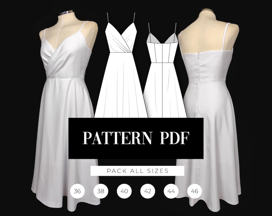 chinese dress ladies Classic A-Line Maxi Dress Sewing Pattern 