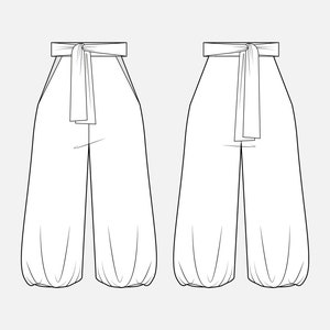 Hakama Inspired Pants Pattern Cosplay Sewing Pattern PDF | Etsy