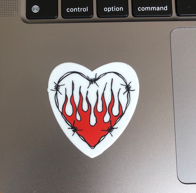 Heart Sign Sticker Heart Sticker - Etsy