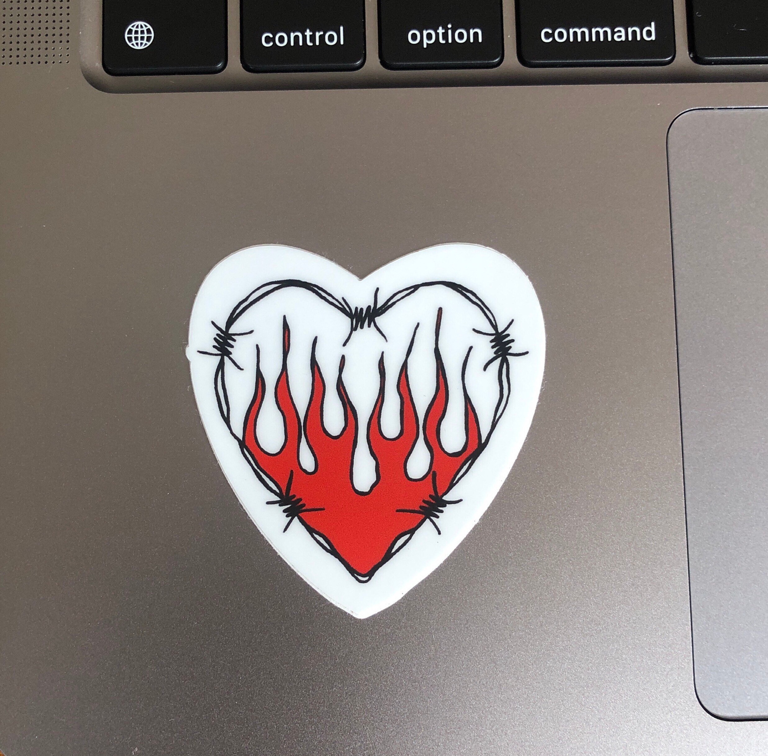 Heart Sticker - Etsy