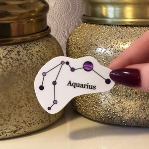 Zodiac Constellation Aquarius Autocollant